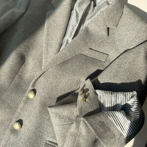 J. Crew Women's Gray Blazer Size 8